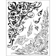 Набор акриловых штампов от Viva-decor 14x18см "Угловой орнамент"