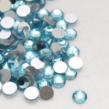 Заготовки для Aquamarine, 3.8~4мм, блакитний колір, 20 шт.