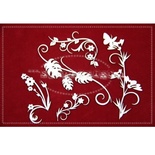 Чипборд Scrapiniec - Весенние завитки, 6 штук