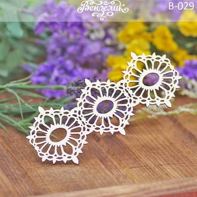 Чипборд від Вензелик - Бордюр 29, розмір: 120x52 мм