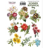 Набір наліпок (стікерів) 9 шт. Summer botanical diary 194, ТМ Фабрика Декору