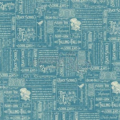 Лист бумаги Graphic 45 - Time to Flourish - September Flourish, размер 30х30 см, двусторонняя