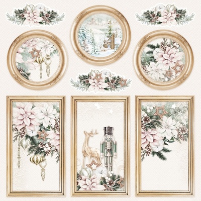 Набiр паперу для скрапбукiнгу Lemoncraft - Cozy Christmas, 30.5x30.5см