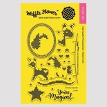Силіконовий штамп від Waffle Flower - Stitched Unicorn Stamp Set