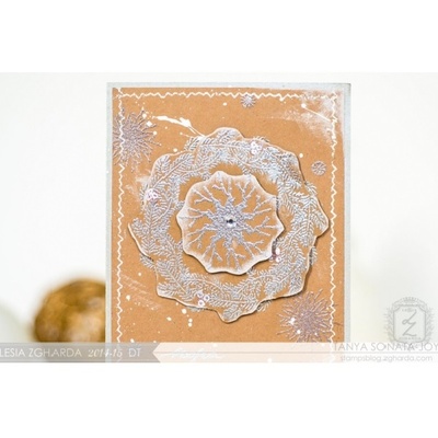 Акриловий штамп Lesia Zgharda SR168 Веночок, набір з 6 штампів