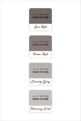 Набор чернил от Altenew - Warm Gray Mini Cube Set
