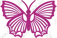 Чипборд від Вензелик - Метелик 0 3, розмір: 28*42 мм