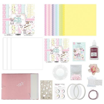 Набір для виготовлення дитячого фотоальбому Puffy Fluffy girl 003, ТМ Фабрика Декору