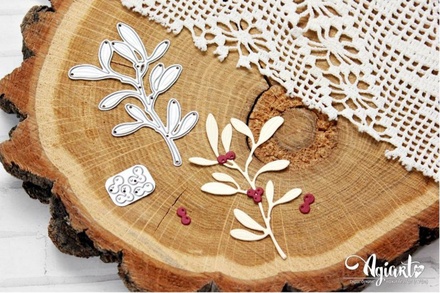 Ножи для вырубки от AgiArt - "Омела"