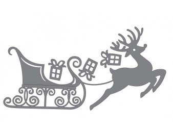 Нож для вырубки от Couture Creations - Dies - Reindeer's Sleigh