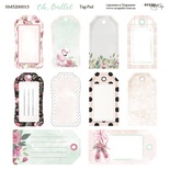 Аркуш двостороннього паперу для скрапбукінгу від Scrapmir - Tag-Pad - Oh, Ballet, 20x20cм