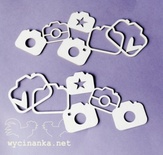 Чипборд від Wycinanka "bordery aparaty", 6,7x15см