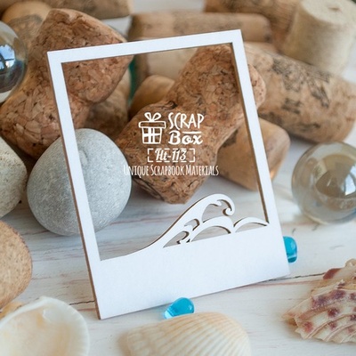 Чипборд ScrapBox - Слай з набігаючою хвилею Ht - 113