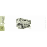 Акриловий штамп Lesia Zgharda D040 Автобус, розмір 4, 4x3,4 см.