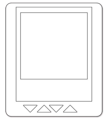 Ножі від Sizzix - Sizzix Sizzlits Die - Insta Insta Frame, Instant Photo