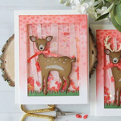 Ніж для вирубки від Spellbinders - Woodland Deer