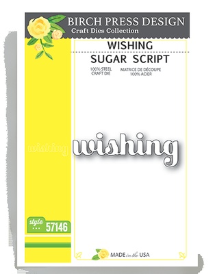 Ніж від Birch Press Design - Wishing sugar script