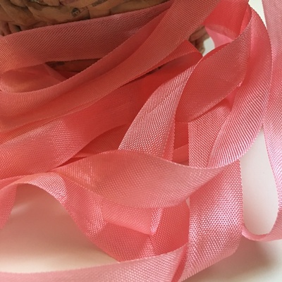 Лента Seam Binding Pink Salmon, ширина 14мм, длина 90см