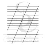 Штамп от Питерского Скрапклуба - Косая Линейка