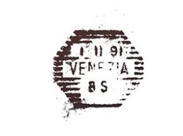 Акриловый штамп PC04a Почтовый штемпель, размер 3,3 * 3,3 см