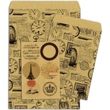 Конверты-пакетики из крафт-бумаги BoBunny - Kraft Gift Bags Clocks