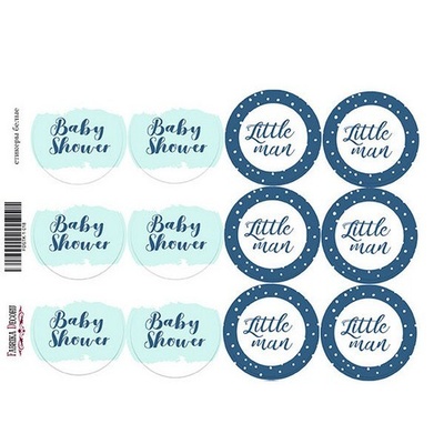 Набір наліпок (стікерів) для журналінгу 1-018, ТМ Фабрика Декору