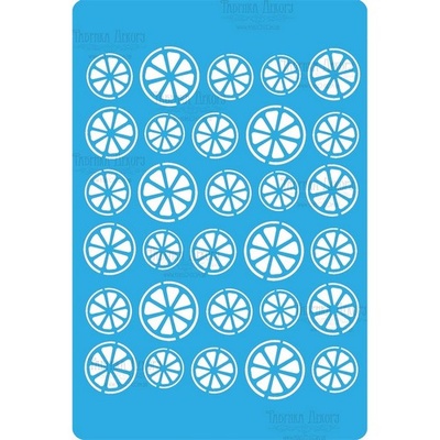 Трафарет - Фабрика Декора - Апельсиновый рай, 15смх20см