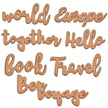 Набір декоративних елементів для шедоубокса №32, ТМ Фабрика Декору