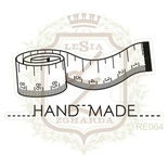 Акриловый штамп Lesia Zgharda RE064 Сантиментровая лента, 4,7*2,3 см.