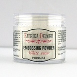 Пудра для ембосінгу Фабрика Декору - Білий сніг