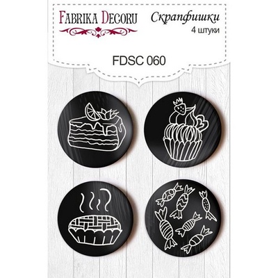 Набор скрапфишек Фабрика Декору из 4 шт FDSC060