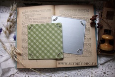 Нож для вырубки от Scrapfriend - Цедрик: Подложка с прорезями под фотографию 10х10см, instasize