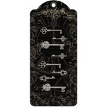 ЦЕНА СНИЖЕНА! Декоративные ключи Graphic 45 - Staples - Ornate Metal Keys, 8 шт