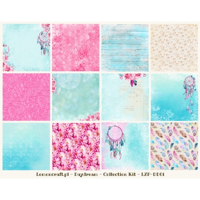 Набір скрап-паперу LemonCraft - Daydream, 30x30 см, з бонусом