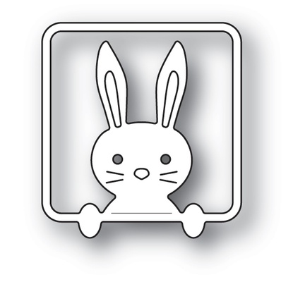 Нож от Poppystamps - Peek a Boo Bunny