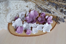 Набор бумажных цветов от WOODchic - "Перламутровые" 060а