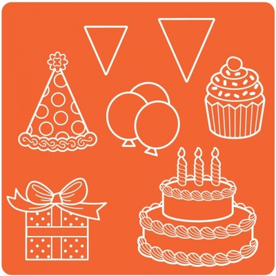 Силіконові молди Plaid - Mod Podge Mod Melts - Celebration