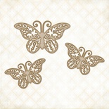 Чипборд Blue Fern StudiOs-Bohemian Butterflies