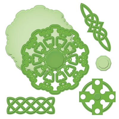 Ніж для вирубки від Spellbinders - Celtic Motifs, 6 шт.