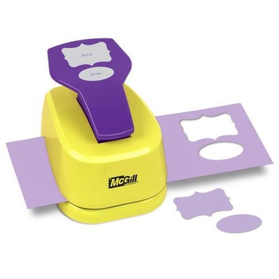 Фигурный дырокол McGill - Stacking Lever Punch - Vintage Labels