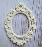 Гнучкі пластикові фігурки - Рамка овальна №1, 8x5,5см