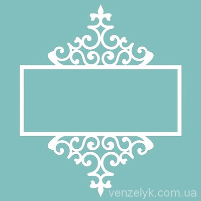 Чипборд від Вензелик - Рамка 69, розмір: 80x95 мм