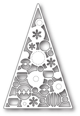 Ножі від Poppystamps - Ornament Tree craft die