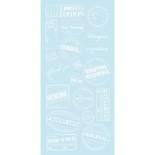 Натирки от Kaisercraft - Handmade Man Rub-ons White