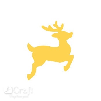 ДЫРОКОЛ ФИГУРНЫЙ 2,5СМ СЕВЕРНЫЙ ОЛЕНЬ, TM dpCraft (Dalprint)