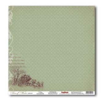 Лист бумаги для скрапбукинга  от ScrapBerry's - Время чудес - Праздник