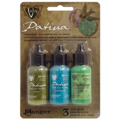 Патина Ranger - Vintaj Patina Kit Weathered Copper, 3 штуки