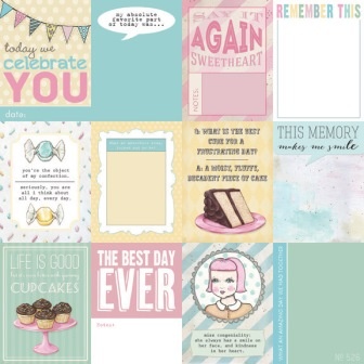 Картки від Melissa Frances - «Sweet Life» Journal Cards, 24 шт.