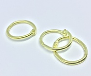 Кольцо для альбома, цвет золото, диаметр - 25 мм, 1 шт.