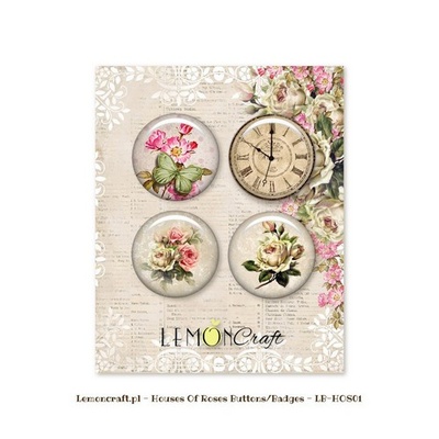 Фішки LemonCraft - House Of Roses, на клейовій основі